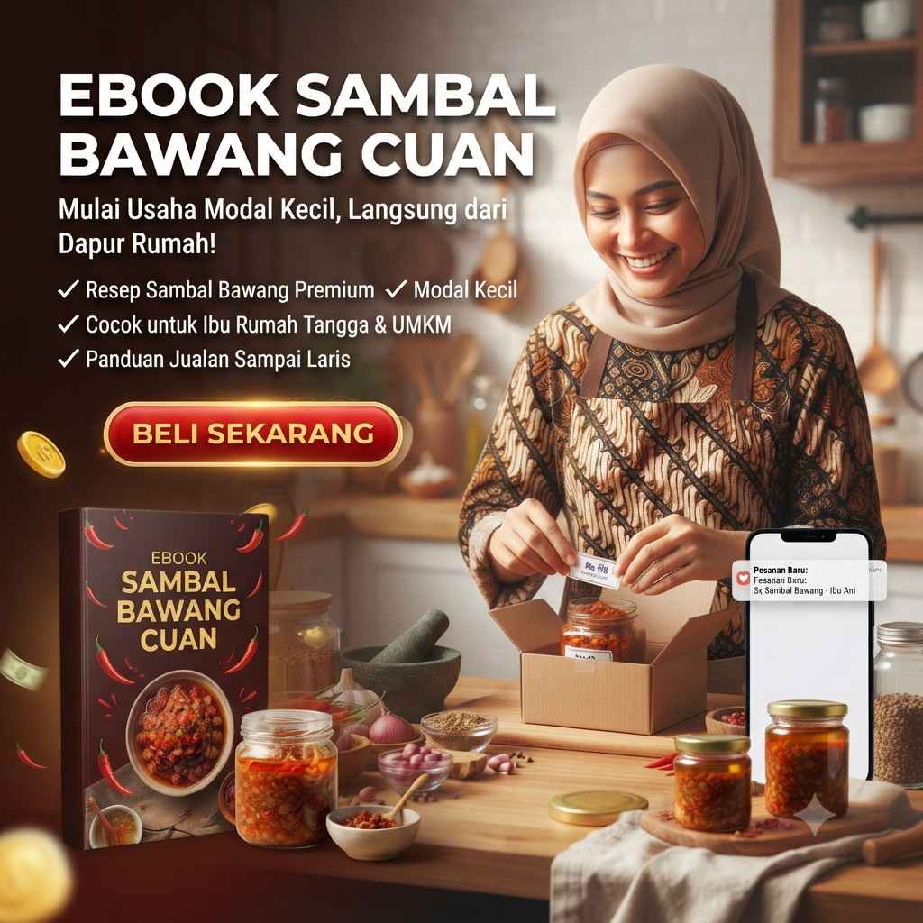 Playbook : Bisnis sambal kemasan rumahan — produk laris harian
