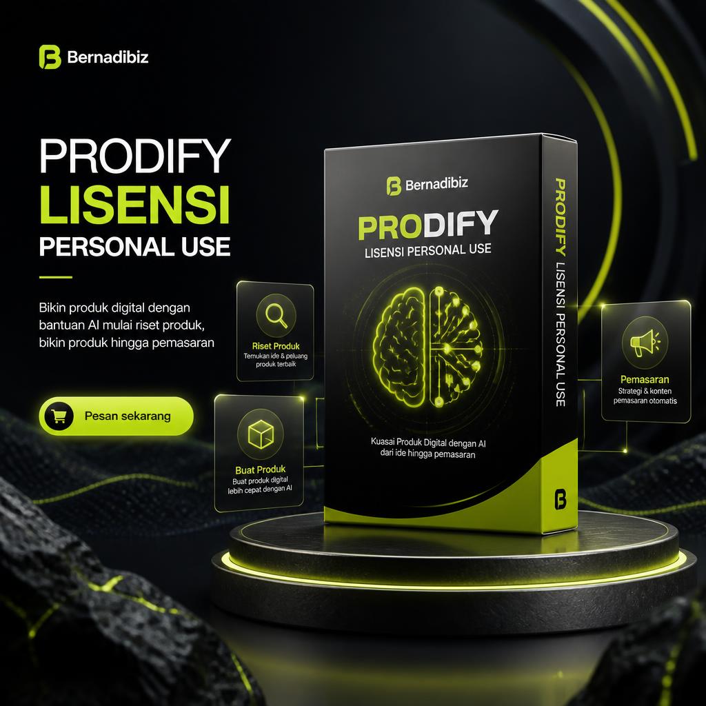 PRODIFY LISENSI PERSONAL USE